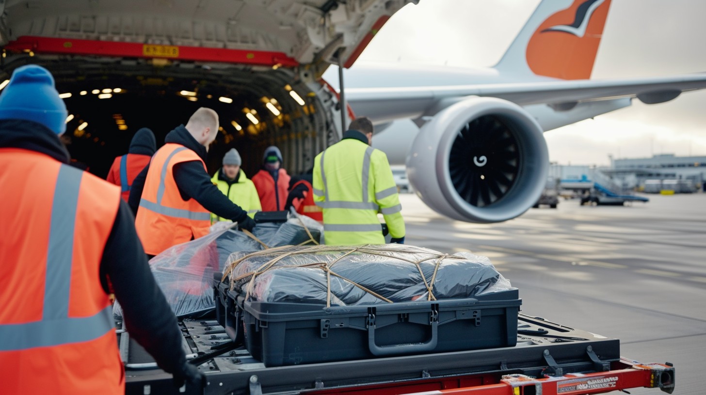Priority pharma cargo loading at airport