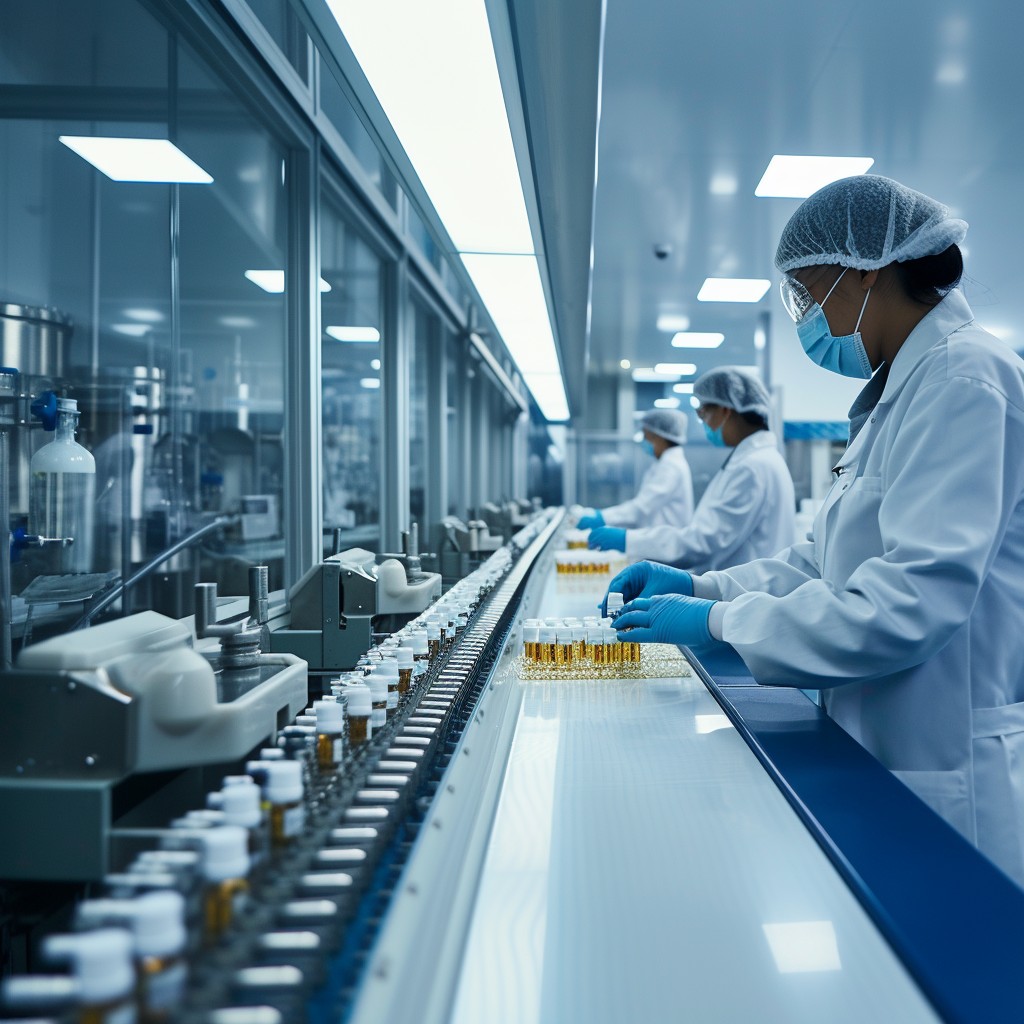 Pharmaceutical quality control in cleanroom